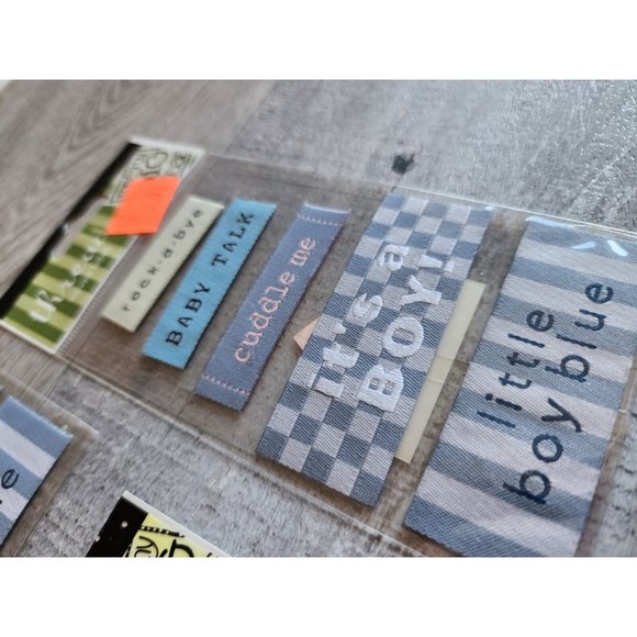 Mambi Threads Baby Boy Scrapbook Dimensional Stickers New LOT Me & My Big #40 - Picture 5 of 6